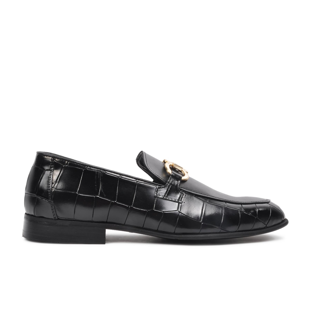 Flo Premium 2302 Siyah Hakiki Deri Erkek Klasik Ayakkabı. 3