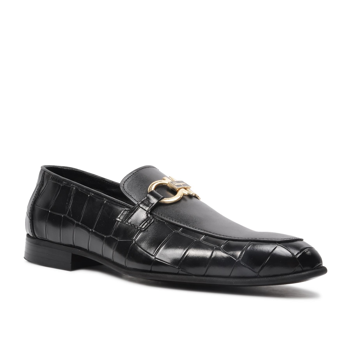 Flo Premium 2302 Siyah Hakiki Deri Erkek Klasik Ayakkabı. 4