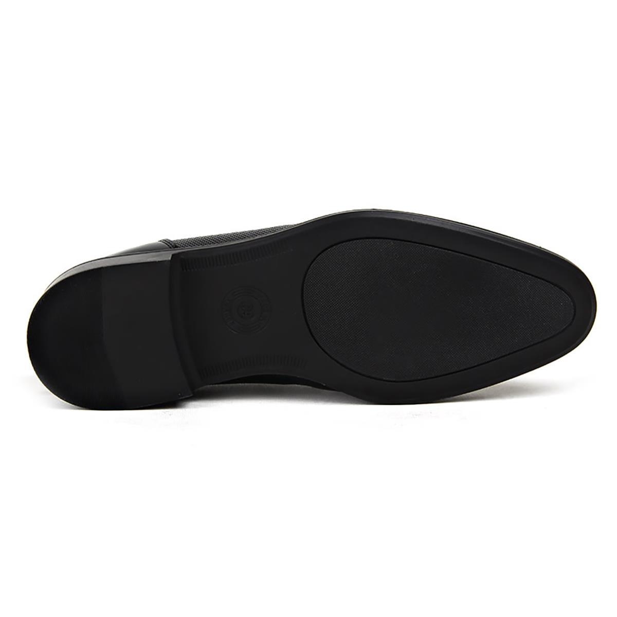 Flo N580 Siyah Damatlık Günlük Rugan Klasik Erkek Ayakkabı. 2