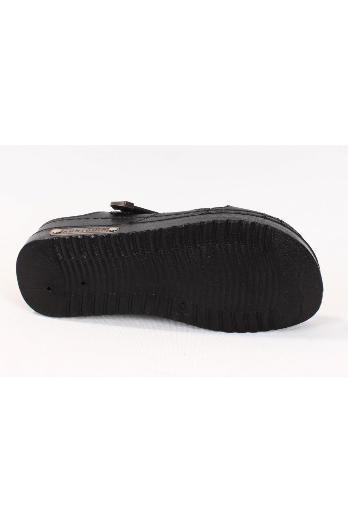 DZA37-3005 Siyahı Günlük Ortopedik Kadın Terlik - Görsel 5