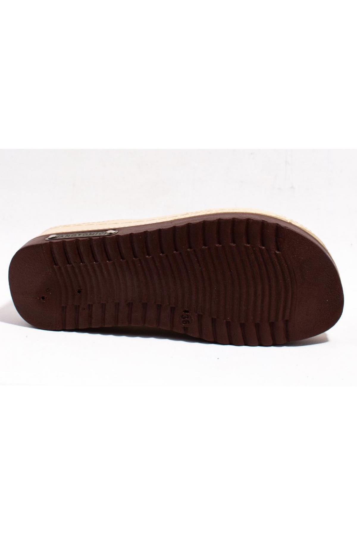 DZA37-3029 Bej Günlük Ortopedik Kadın Terlik - Görsel 5