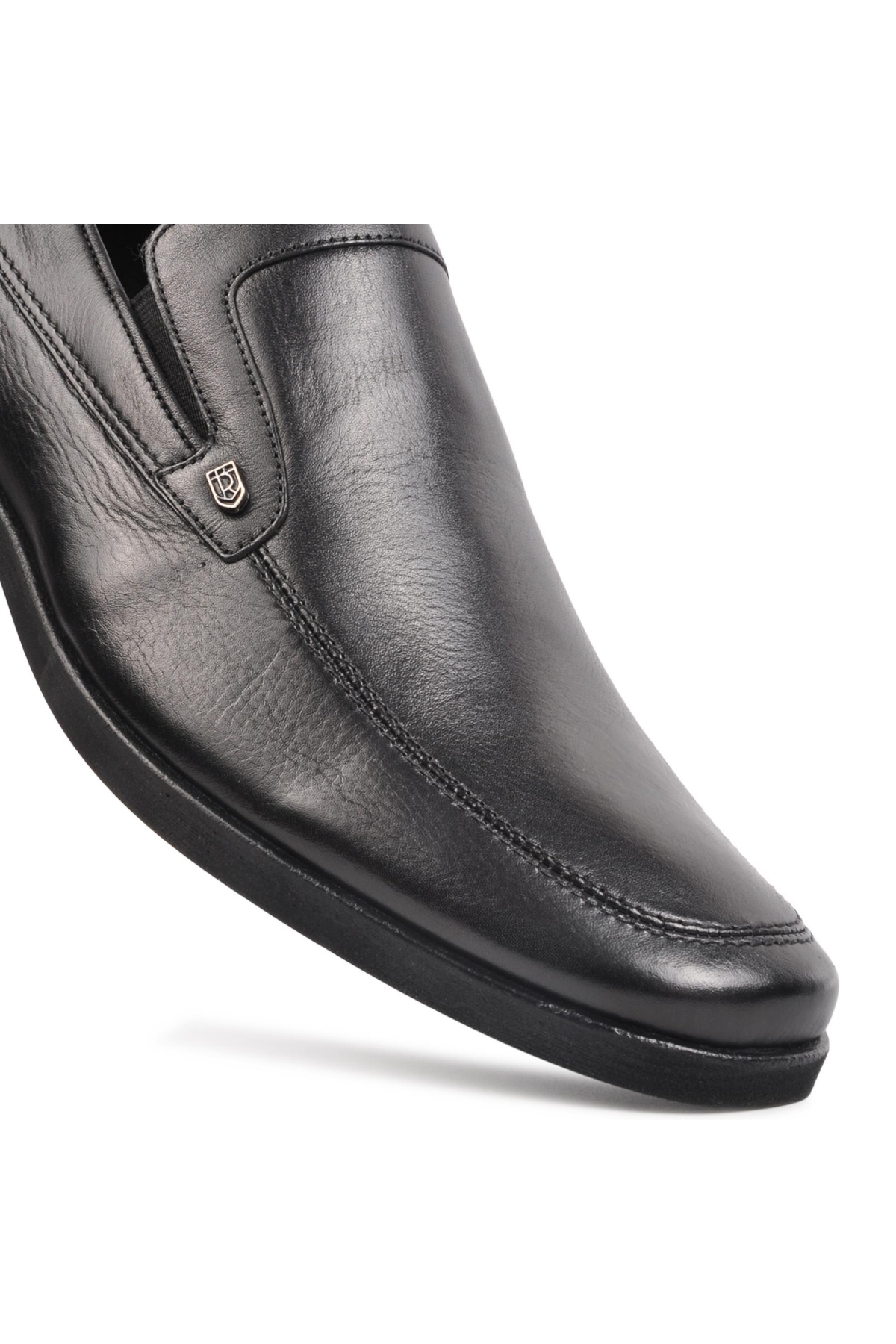 00685 Siyah Hakiki Deri Erkek Klasik Ayakkabı - Görsel 5