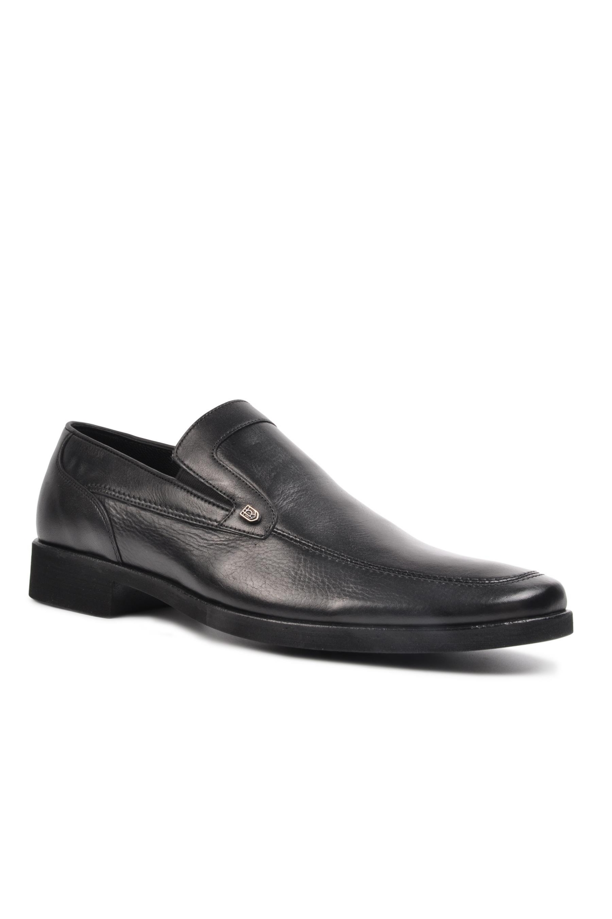 00685 Siyah Hakiki Deri Erkek Klasik Ayakkabı - Görsel 3