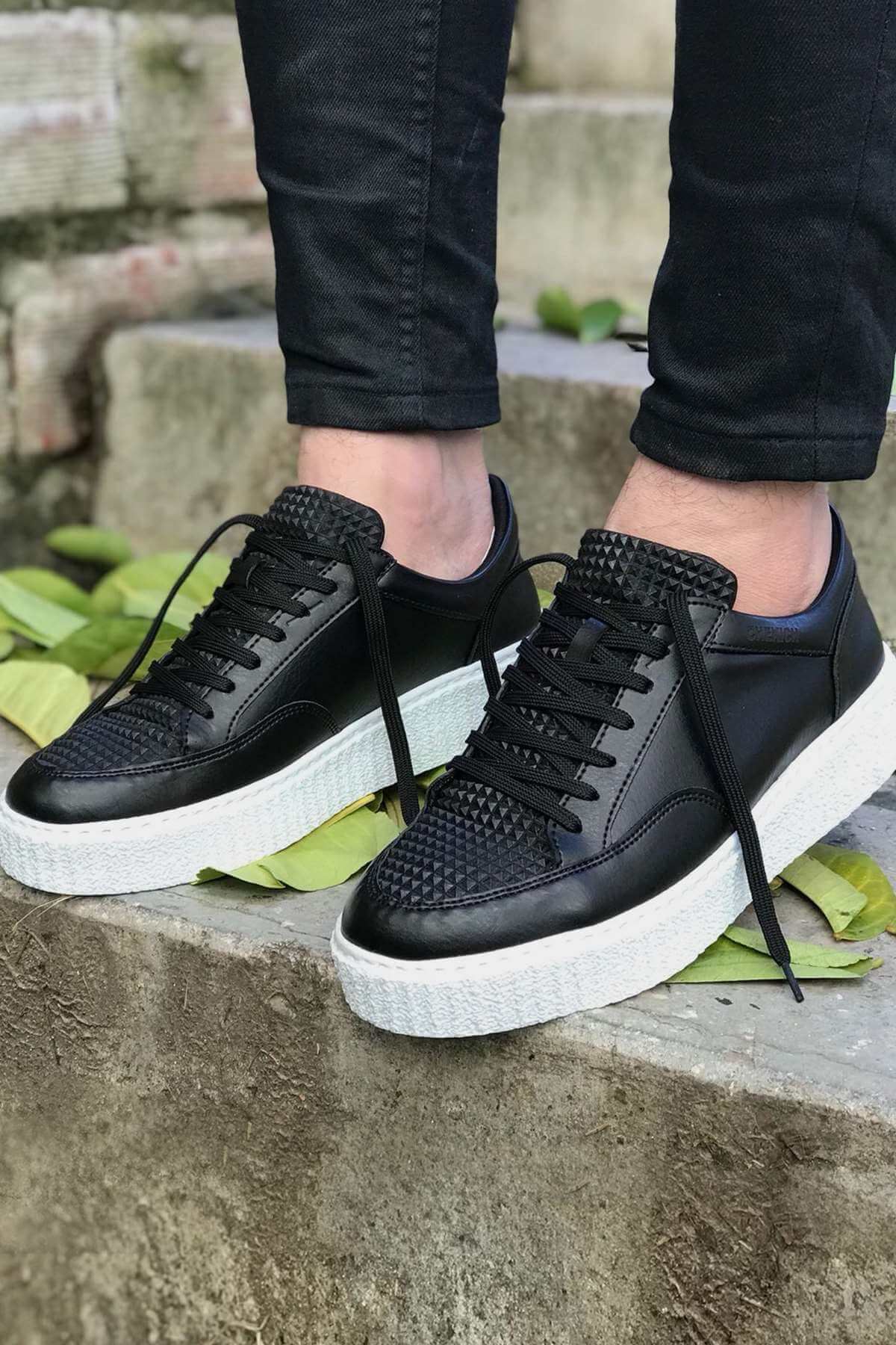 CH017 FBT Pyramid Erkek Ayakkabı SIYAH - Görsel 6