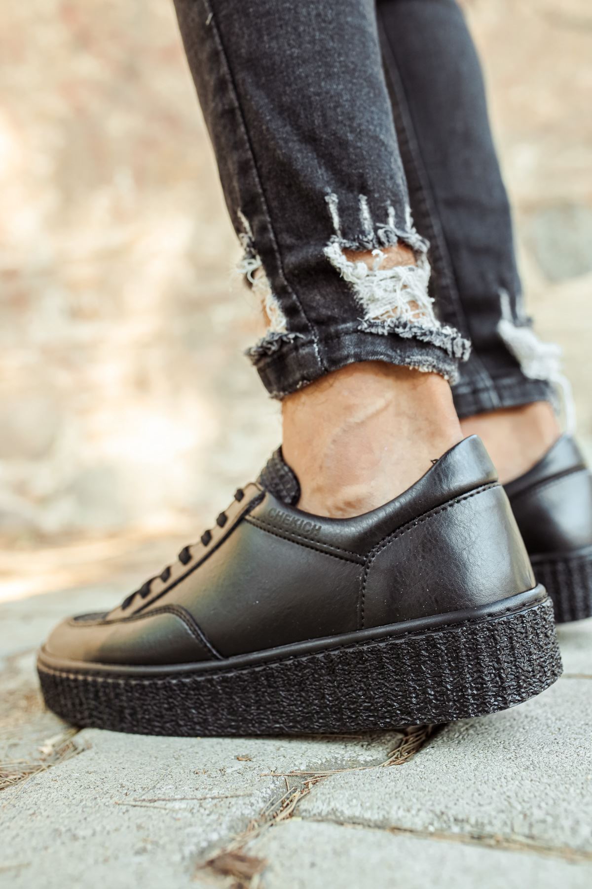 CH017 FST Pyramid Erkek Ayakkabı SIYAH - Görsel 3