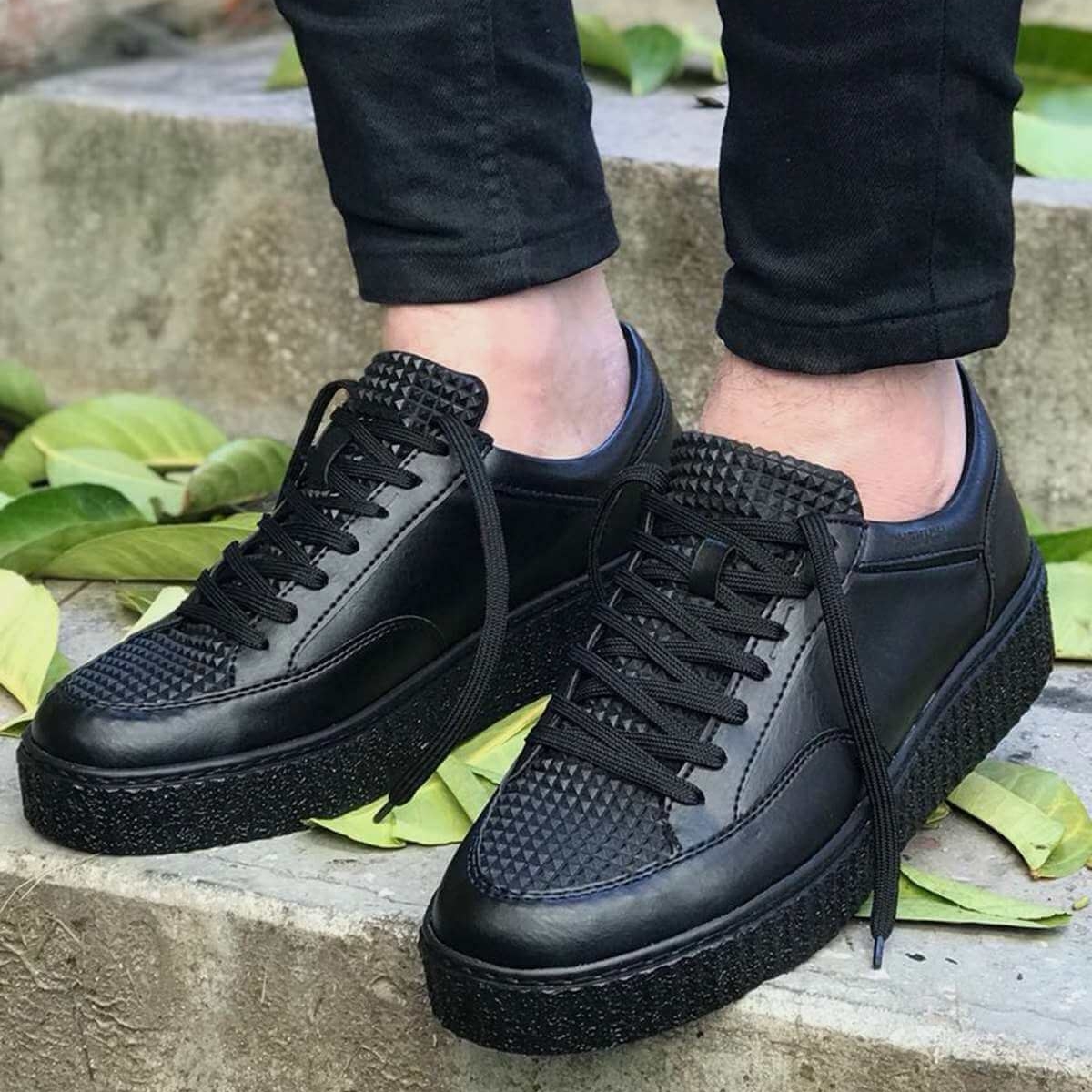 CH017 FST Pyramid Erkek Ayakkabı SIYAH - Görsel 6