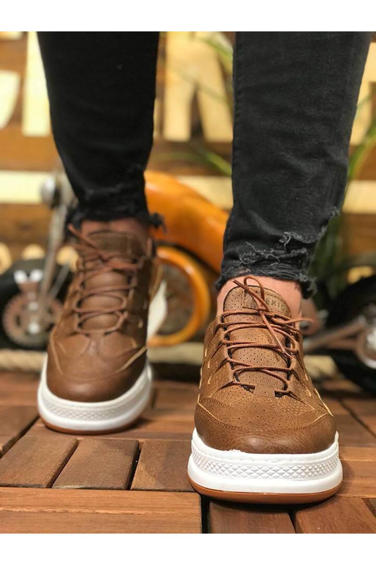 CH040 CBT C-Rey Erkek Ayakkabı TABA - Görsel 4