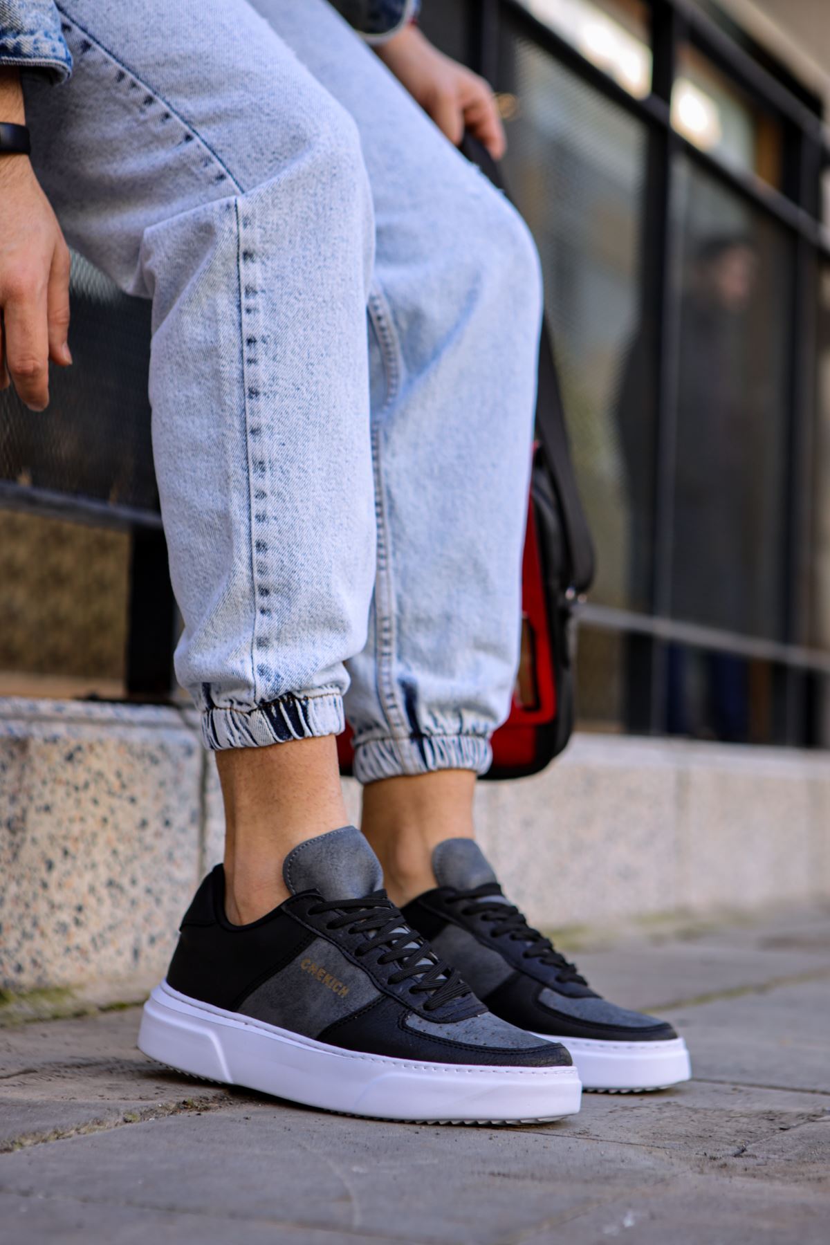 Chekich Siyah Chekich Cbt CH087 Kenton Erkek Ayakkabı ANTRASIT