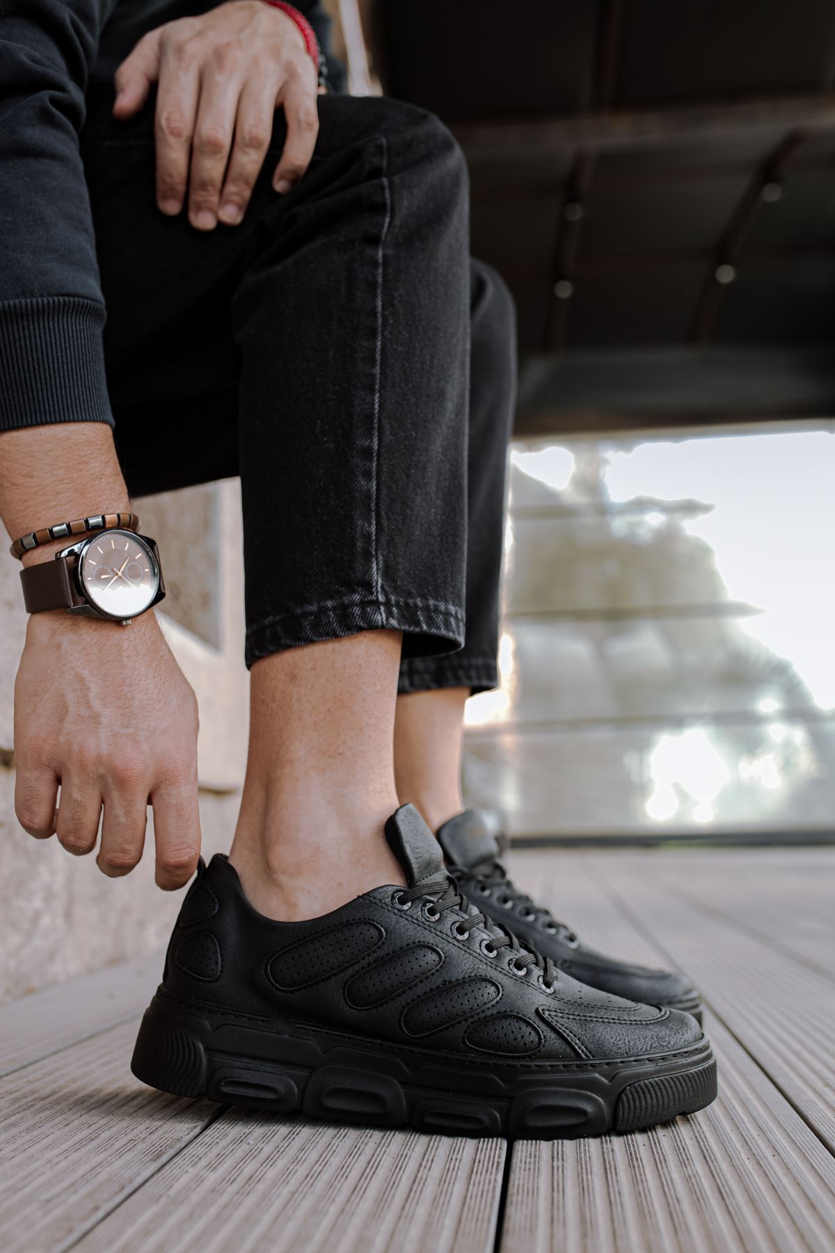 CH105 CST Cronus Erkek Ayakkabı SIYAH - Görsel 5