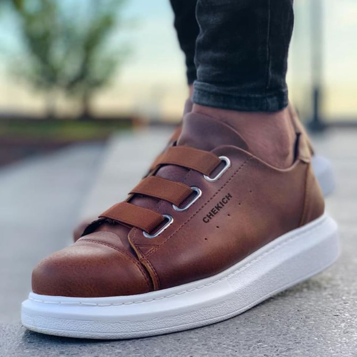 CH253 CBT Mirror Non Erkek Ayakkabı TABA - Görsel 4