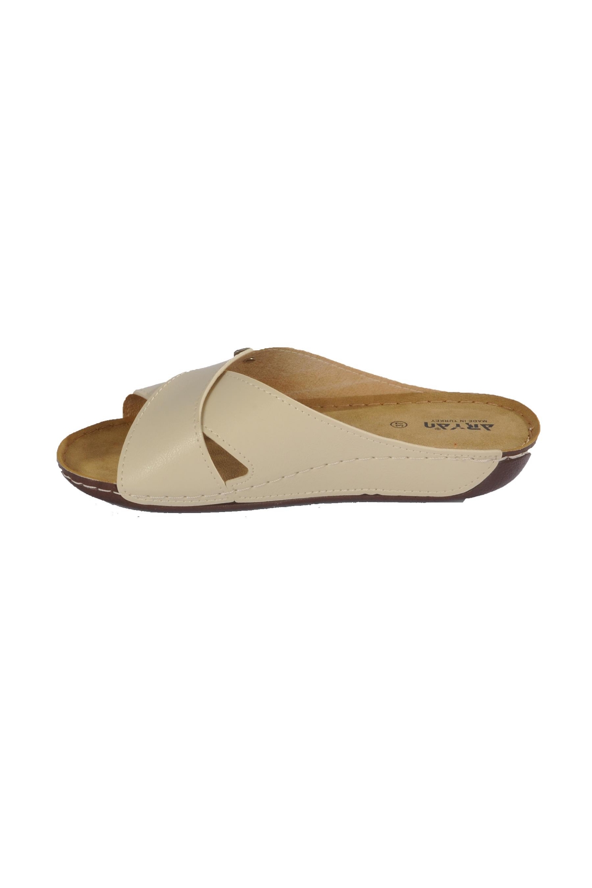 08-086 Bej Kadın Terlik - Görsel 4