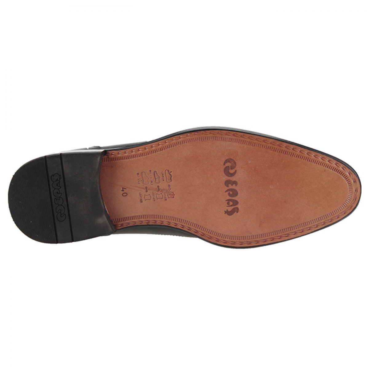 Flo Epaş 13207 Siyah % 100 Deri Günlük Klasik Erkek Ayakkabı. 5