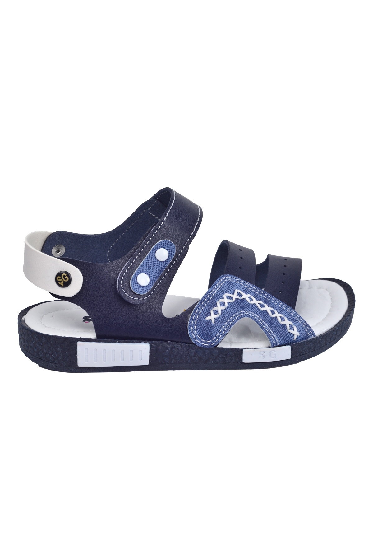 Erkek Çocuk Sandalet Şb 2498-07 Siyah - Mavi - Görsel 3