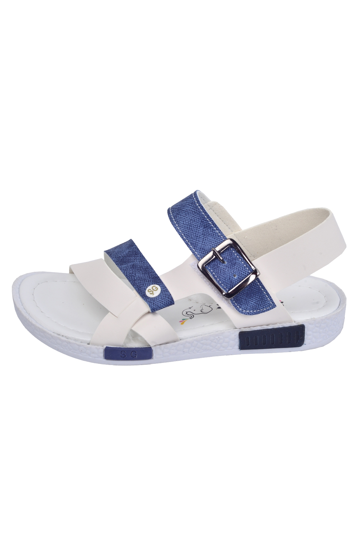 Erkek Çocuk Sandalet Şb 2517-26 Beyaz - Mavi - Görsel 4