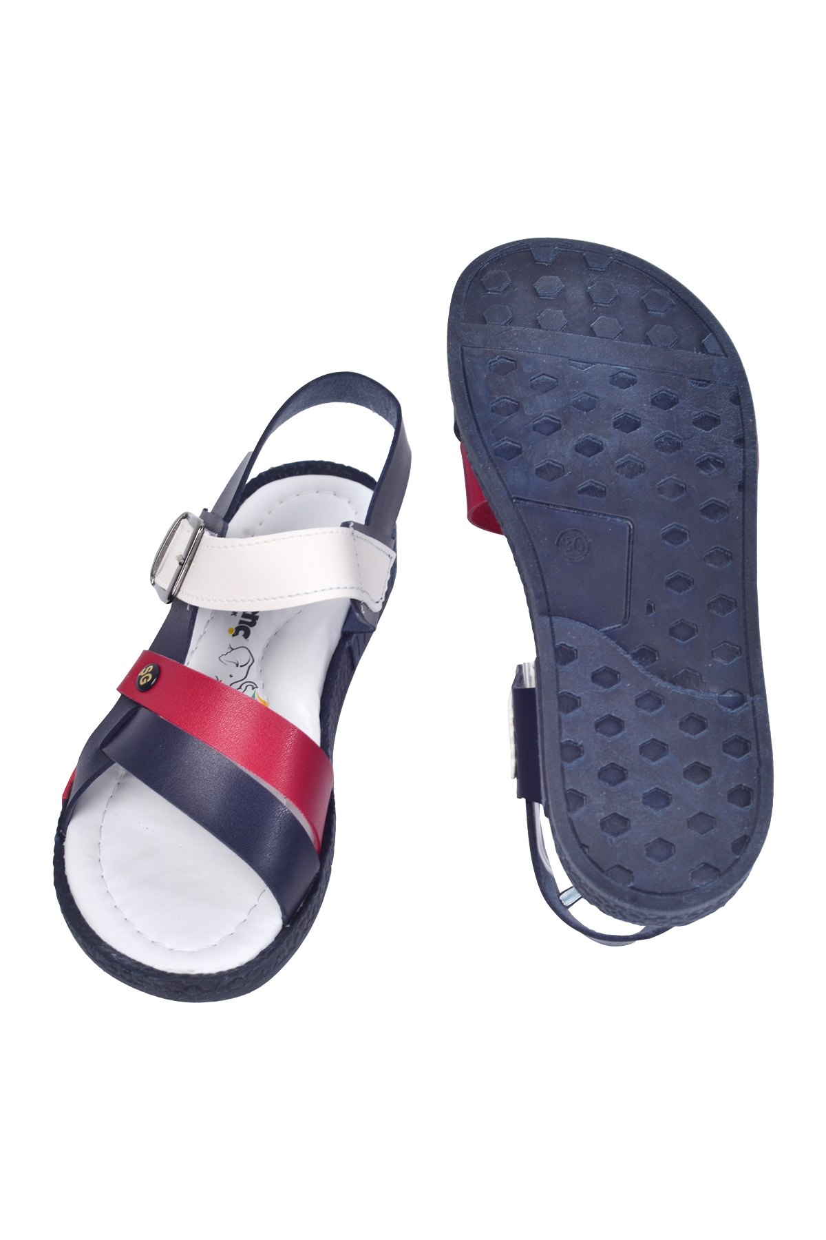 Erkek Çocuk Sandalet Şb 2517-26 Lacivert - Kırmızı - Görsel 5