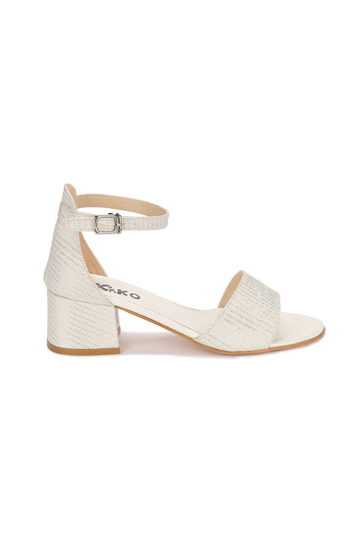 Alexa Günlük Kız Çocuk 3 Cm Topuklu Sandalet Abiye Ayakkabı Sedef - Görsel 5