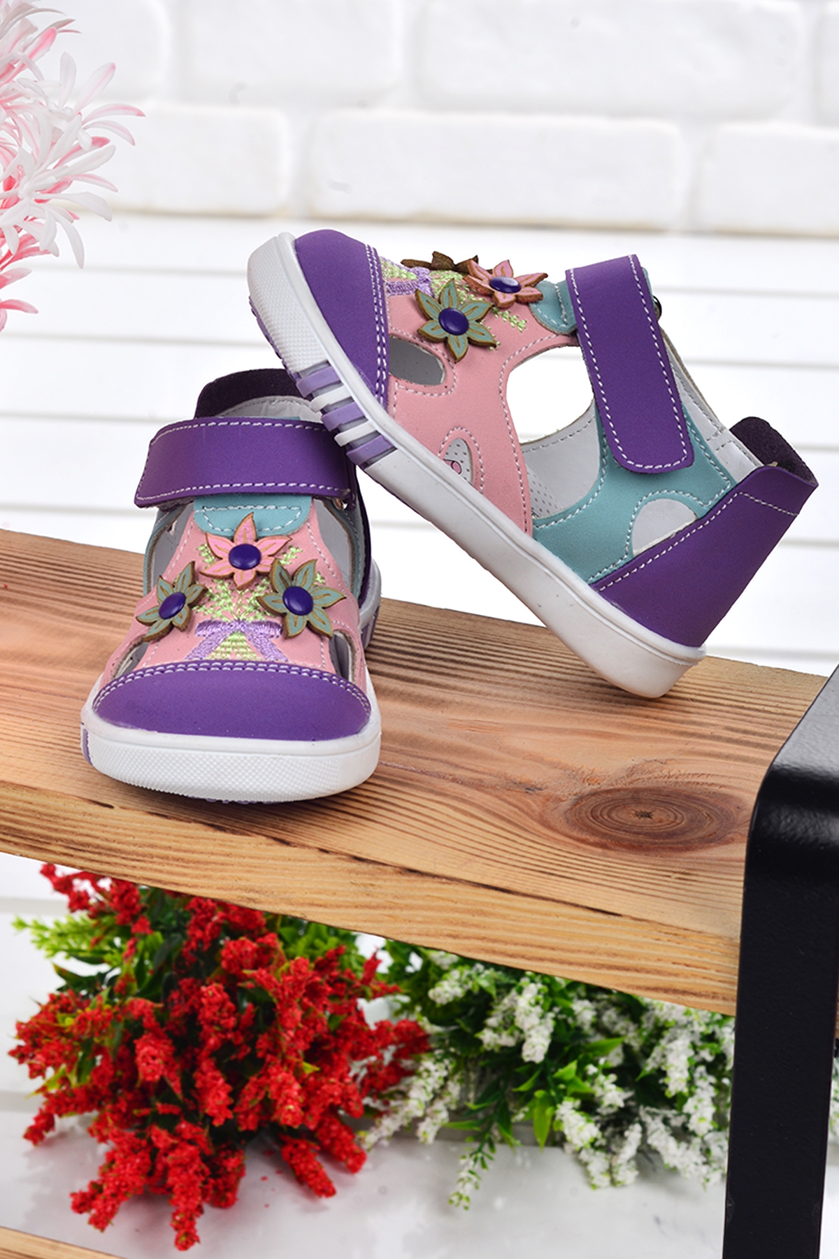 Kız Çocuk İlk Adım Ayakkabı Şb 2211-16 Mor - Görsel 3