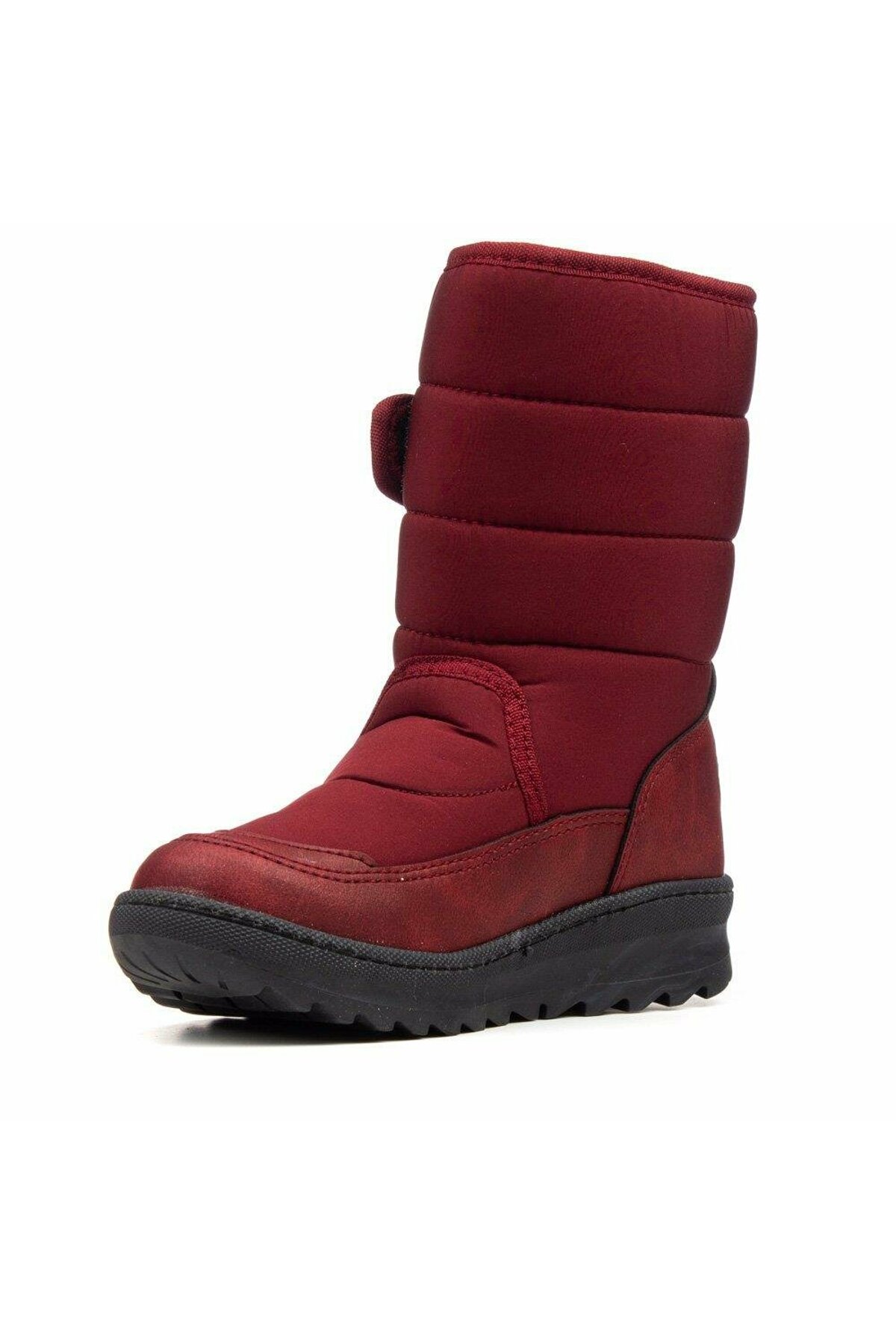 Le Petit Bordo İçi Kürklü Kız Çocuk Kar Botu - Görsel 3