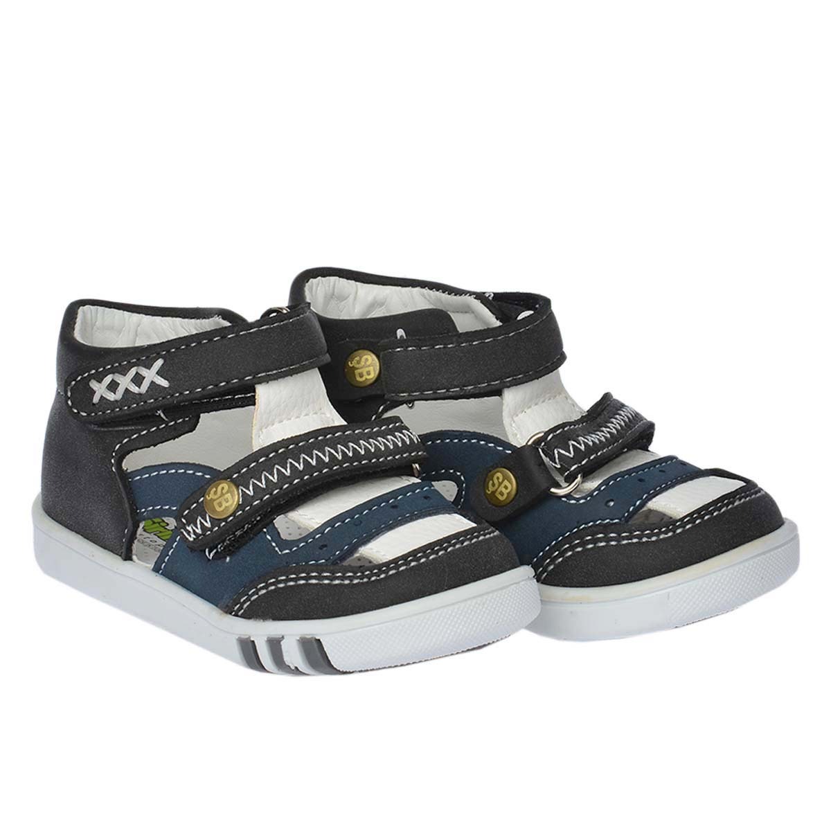 Erkek Çocuk İlk Adım Ayakkabı Şb 2244-49 Gri - Beyaz - Görsel 2