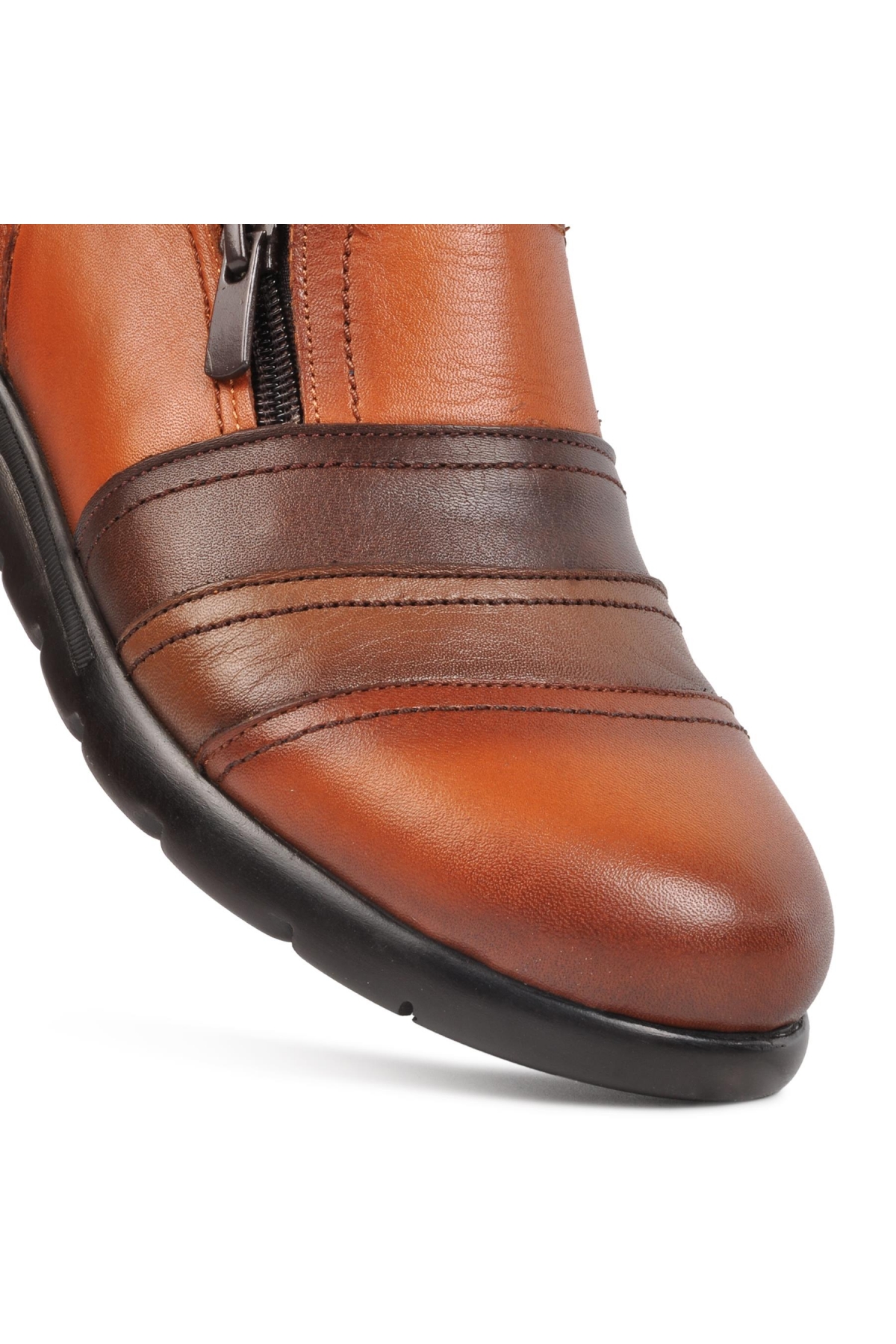 230 Taba Kadın Hakiki Deri Günlük Ayakkabı - Görsel 5