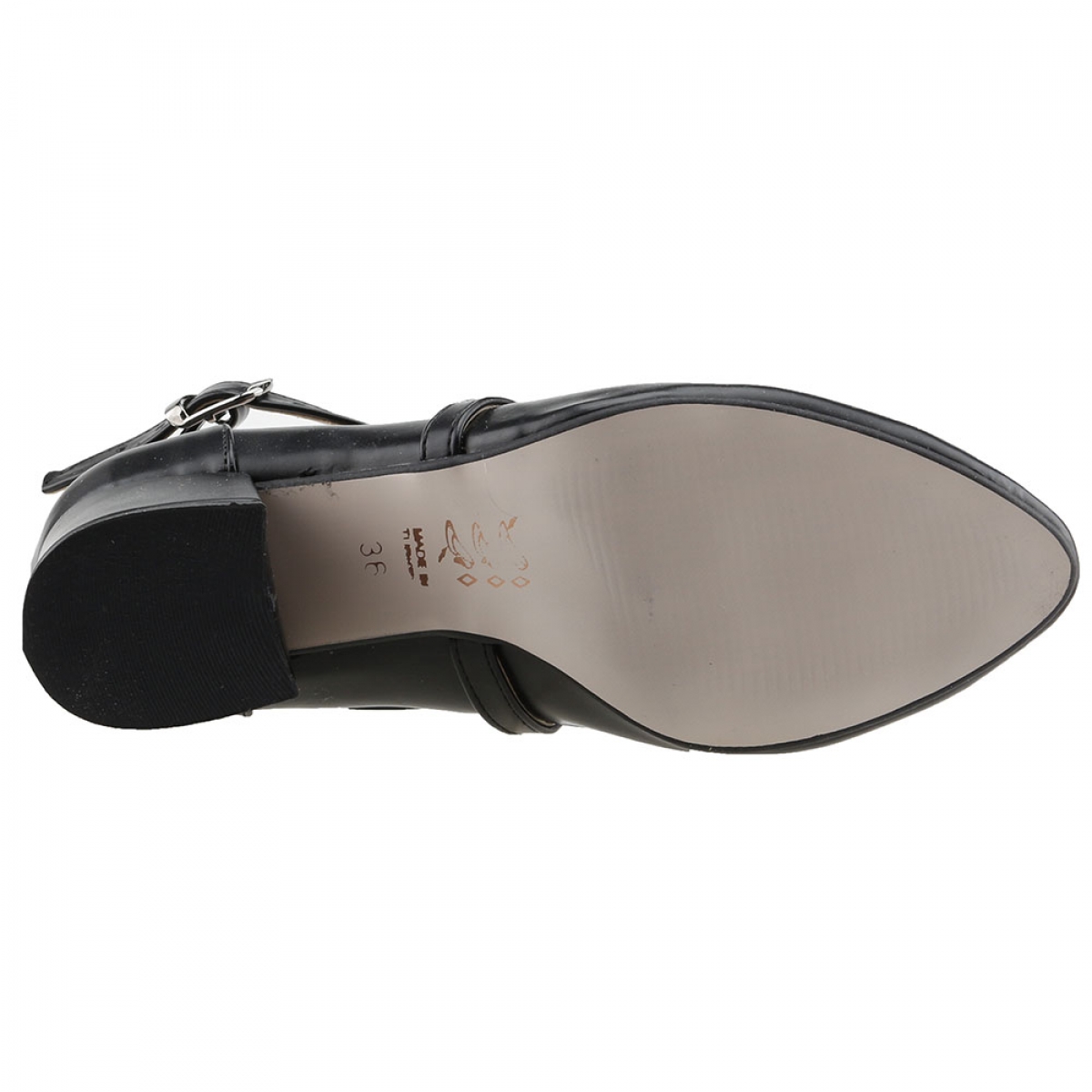 Flo 544-1121 Cilt 5 Cm Topuk Bayan Sandalet Ayakkabı Siyah. 5