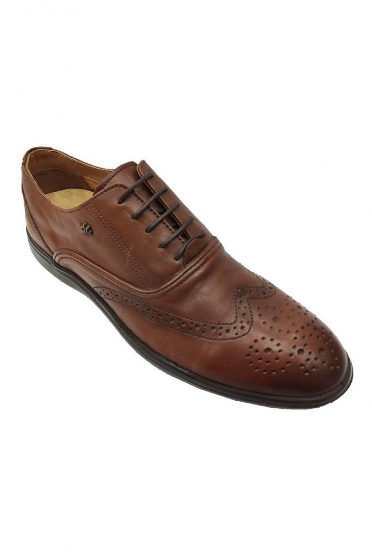 342003-311 Hakiki Deri Ortopedik Erkek Ayakkabı - Görsel 2