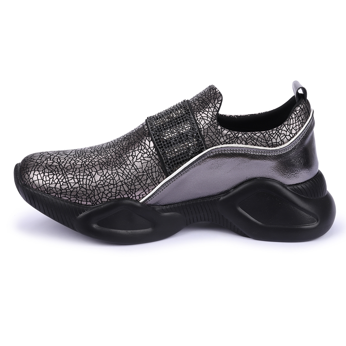 Flo Pnt 306006 Günlük Taşlı Kadın Spor Ayakkabı Platin. 5