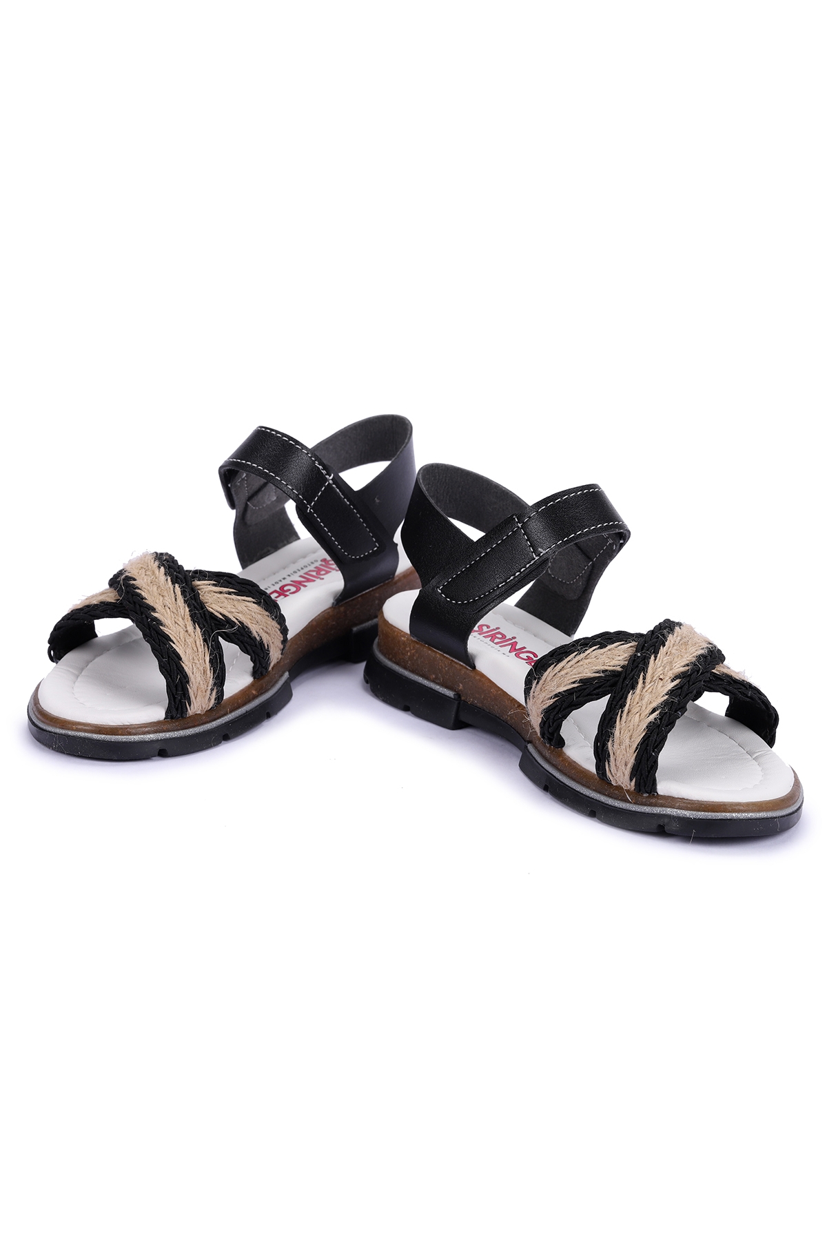 Ortopedik Kız Çocuk Sandalet Şb 2843-47 Siyah - Görsel 3