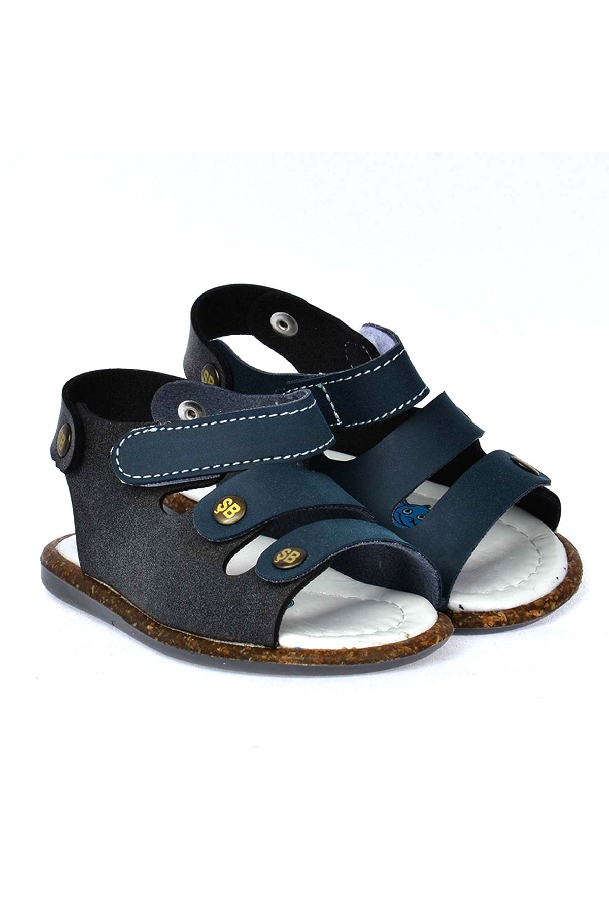 Erkek Çocuk İlk Adım Sandalet Şb 2350-58 Lacivert - Siyah - Görsel 2