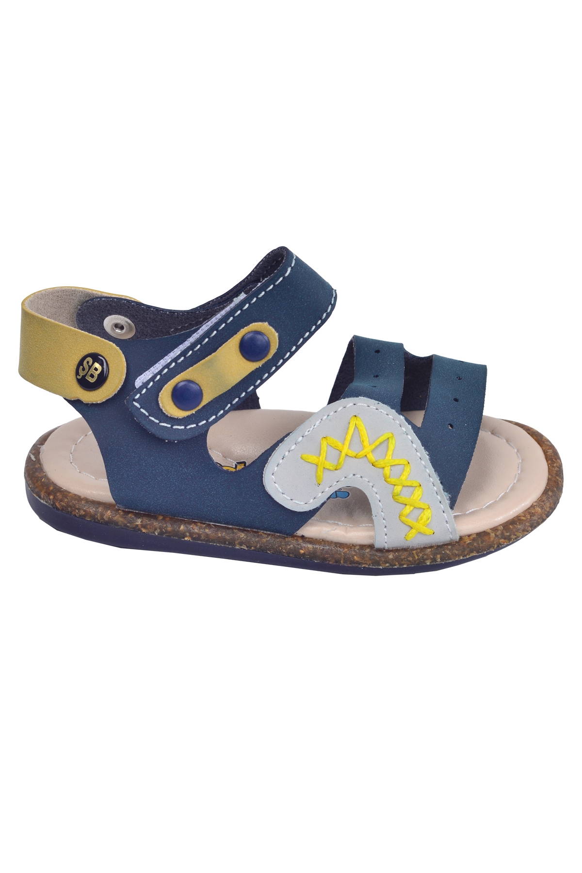 Erkek Çocuk İlk Adım Sandalet Şb 2340-49 Lacivert - Gri - Görsel 2