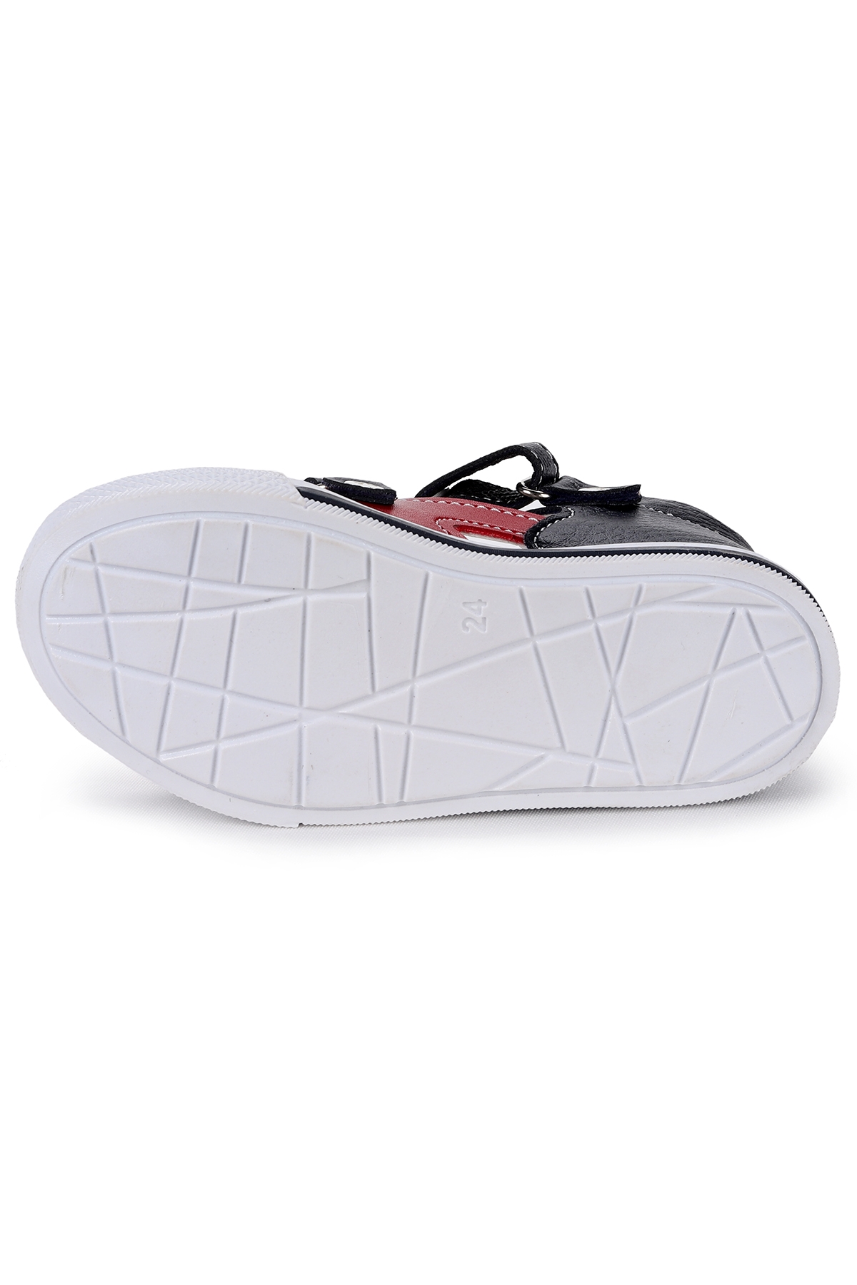 Günlük Erkek Çocuk Bebe Ayakkabı Şb 2244-49 Siyah - Kırmızı - Görsel 7