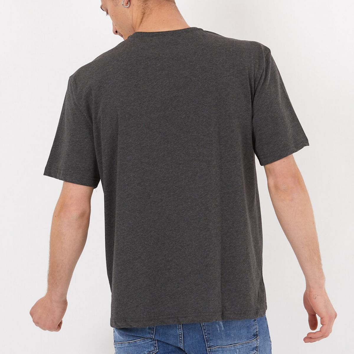 Flo Erkek Basic Oversize Brooklyn Baskılı Kısa Kol T-Shirt. 5
