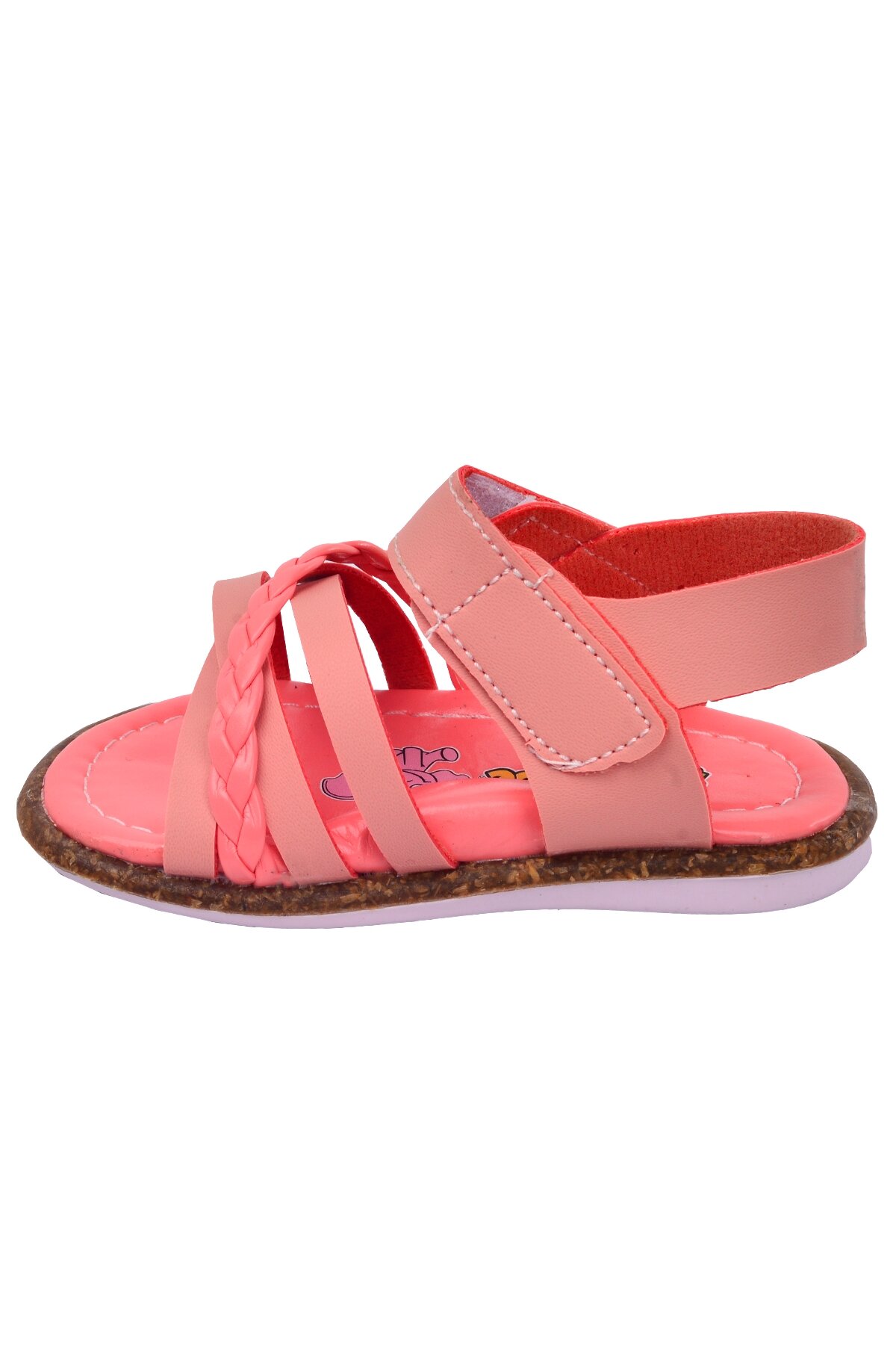 Kız Bebek İlk Adım Sandalet Şb 2311-20 Somon - Görsel 4