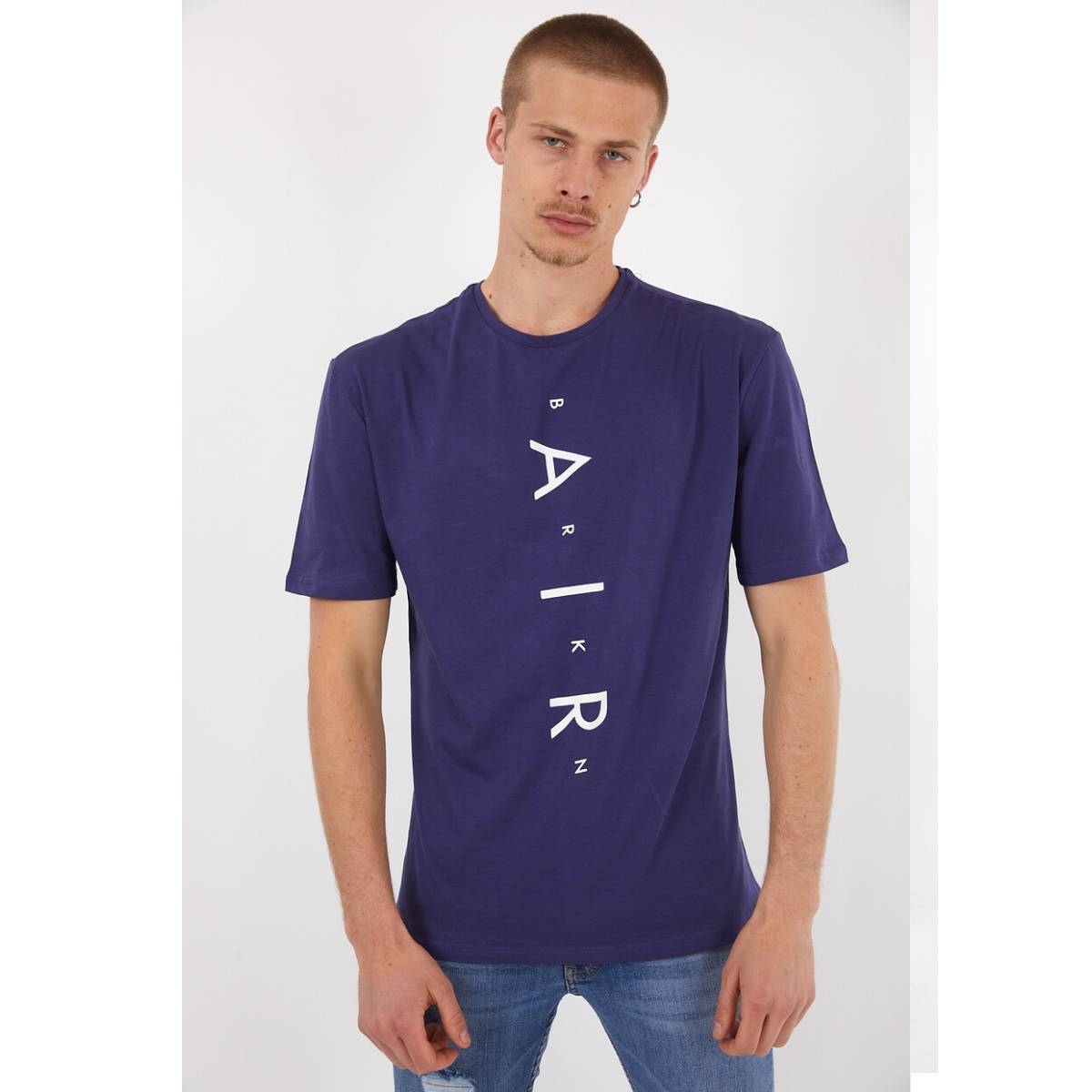 Flo Erkek Basic Oversize Air Baskılı Kısa Kol T-Shirt. 3