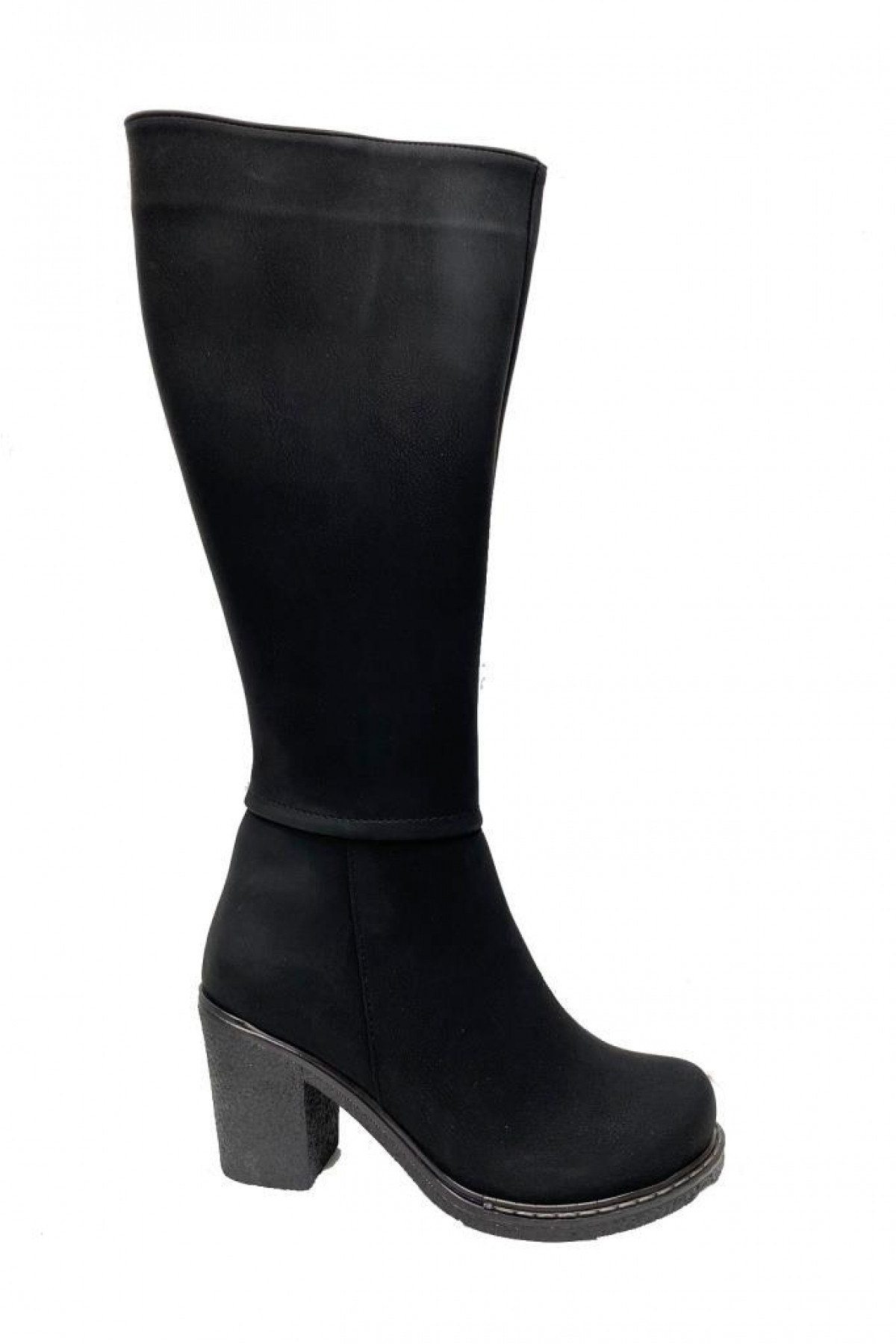 2503-21 Deri Trend Fashion Kadın Çizme - Görsel 3