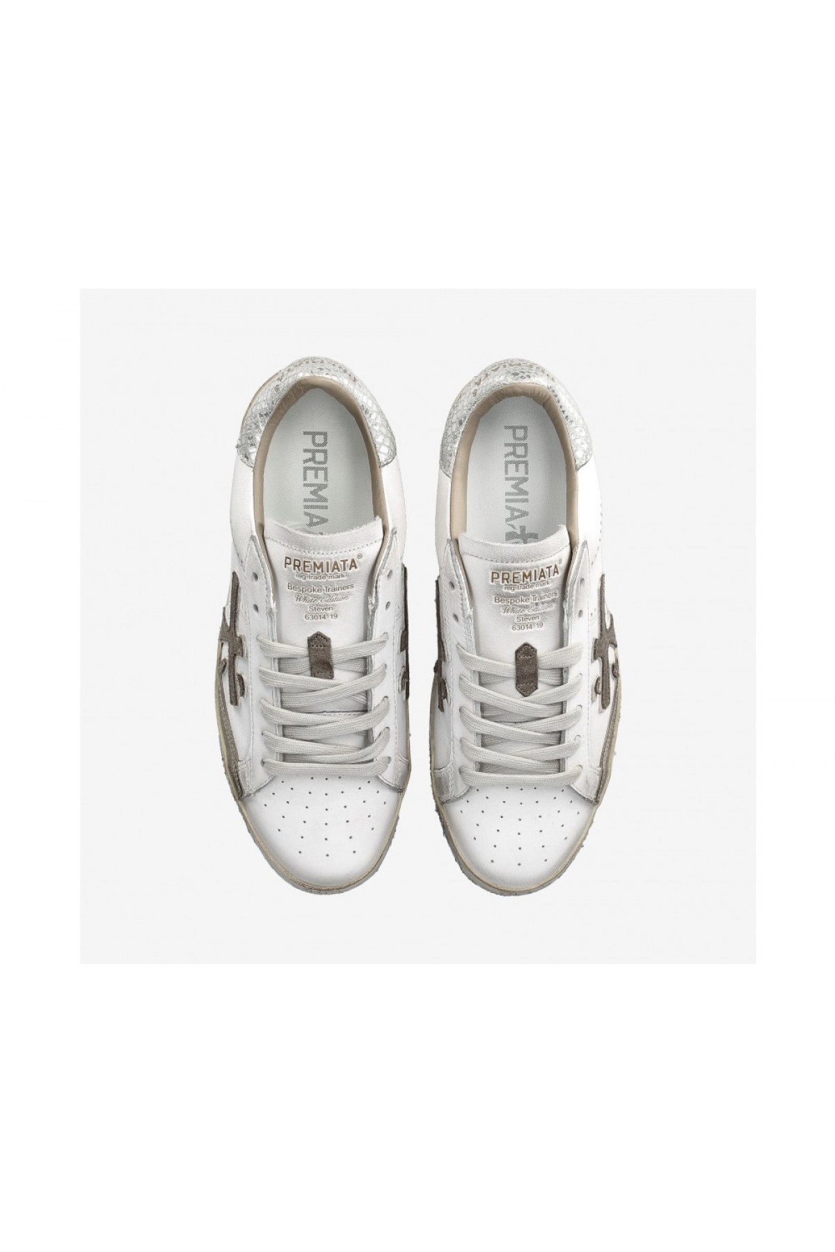 Premiata STEVEN-D4717 White Sneakers | PROF Online Store