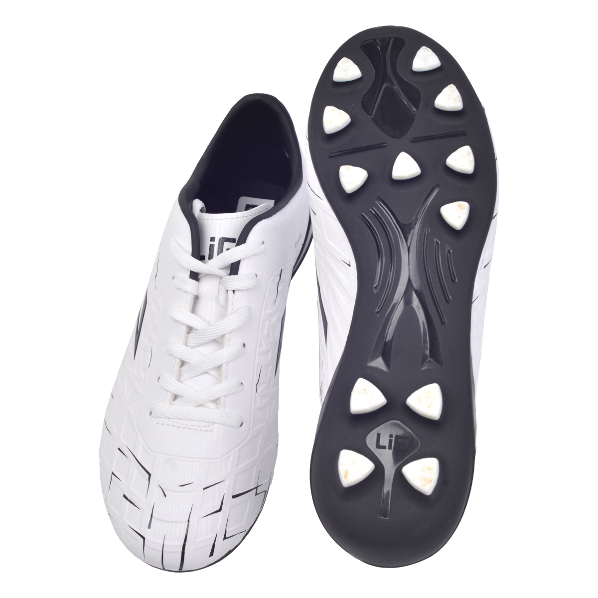 Flo Meteor Erkek Krampon Çim Saha Futbol Ayakkabısı Beyaz. 5