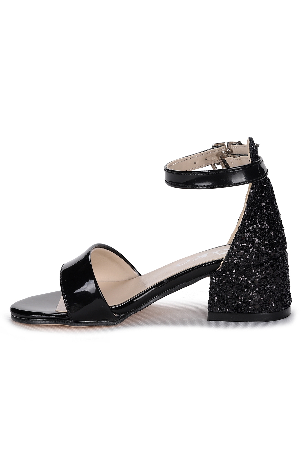 Sheila Günlük Kız Çocuk 3 Cm Topuklu Sandalet Abiye Ayakkabı Siyah - Görsel 6