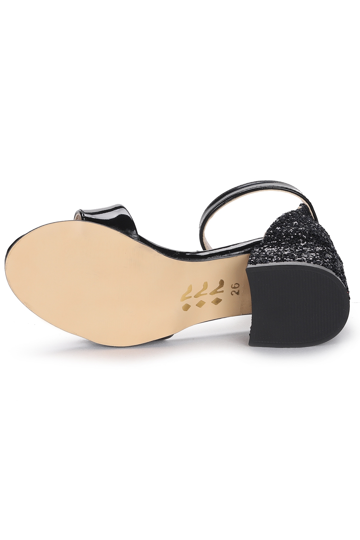 Sheila Günlük Kız Çocuk 3 Cm Topuklu Sandalet Abiye Ayakkabı Siyah - Görsel 7