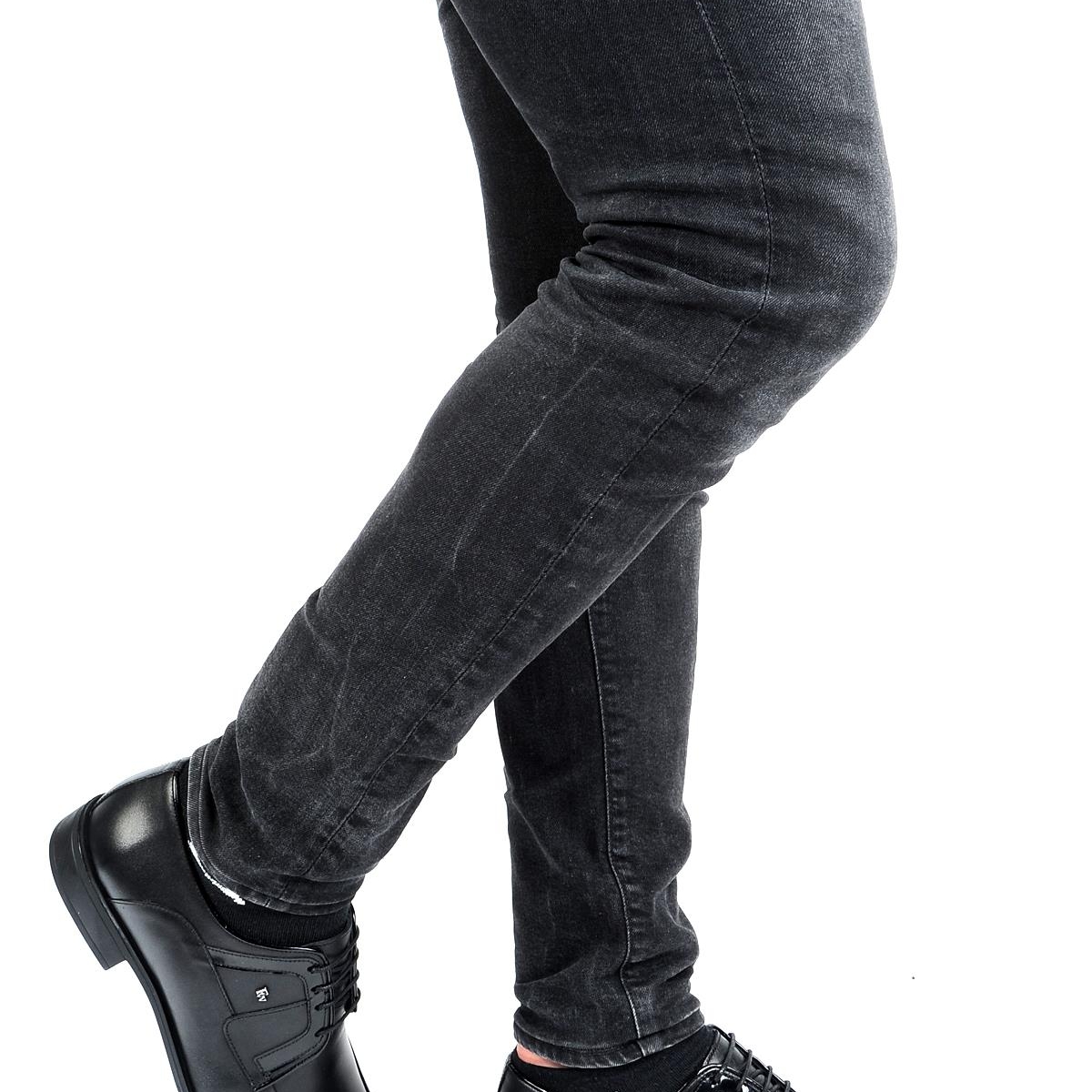 Flo 1863-1 Siyah %100 Deri Erkek Klasik Ayakkabı. 2