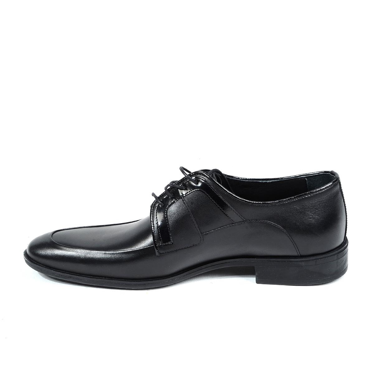 Flo 1863-1 Siyah %100 Deri Erkek Klasik Ayakkabı. 5