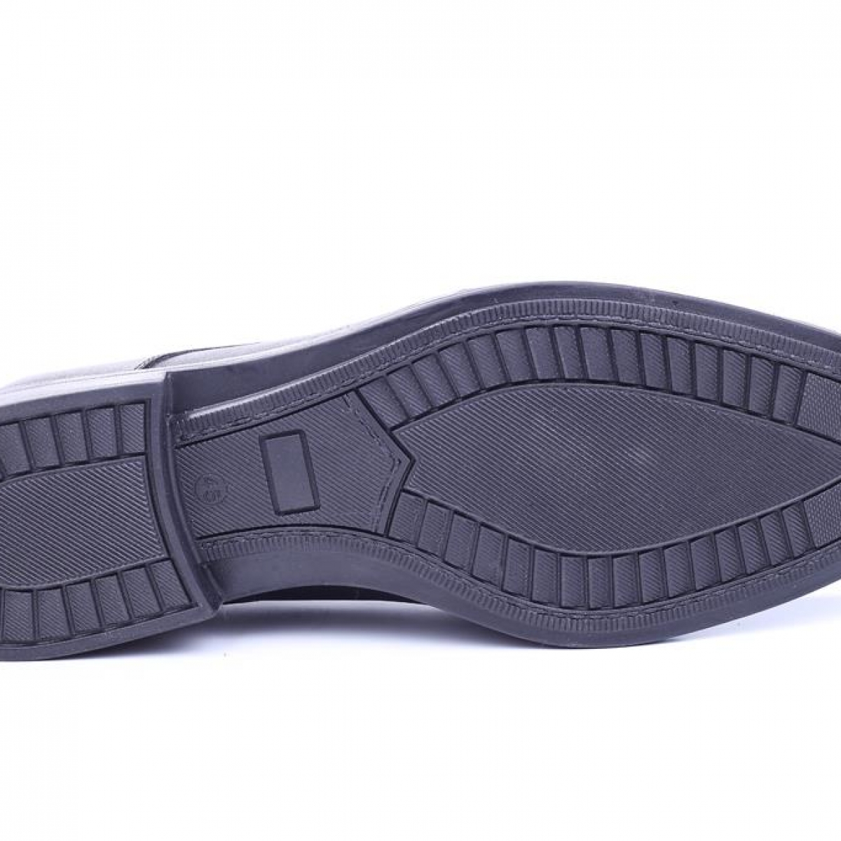 Flo Tardelli 4345 Siyah Büyük Numara Termo Taban Bağcıklı Hakiki Deri Erkek Ayakkabı. 5