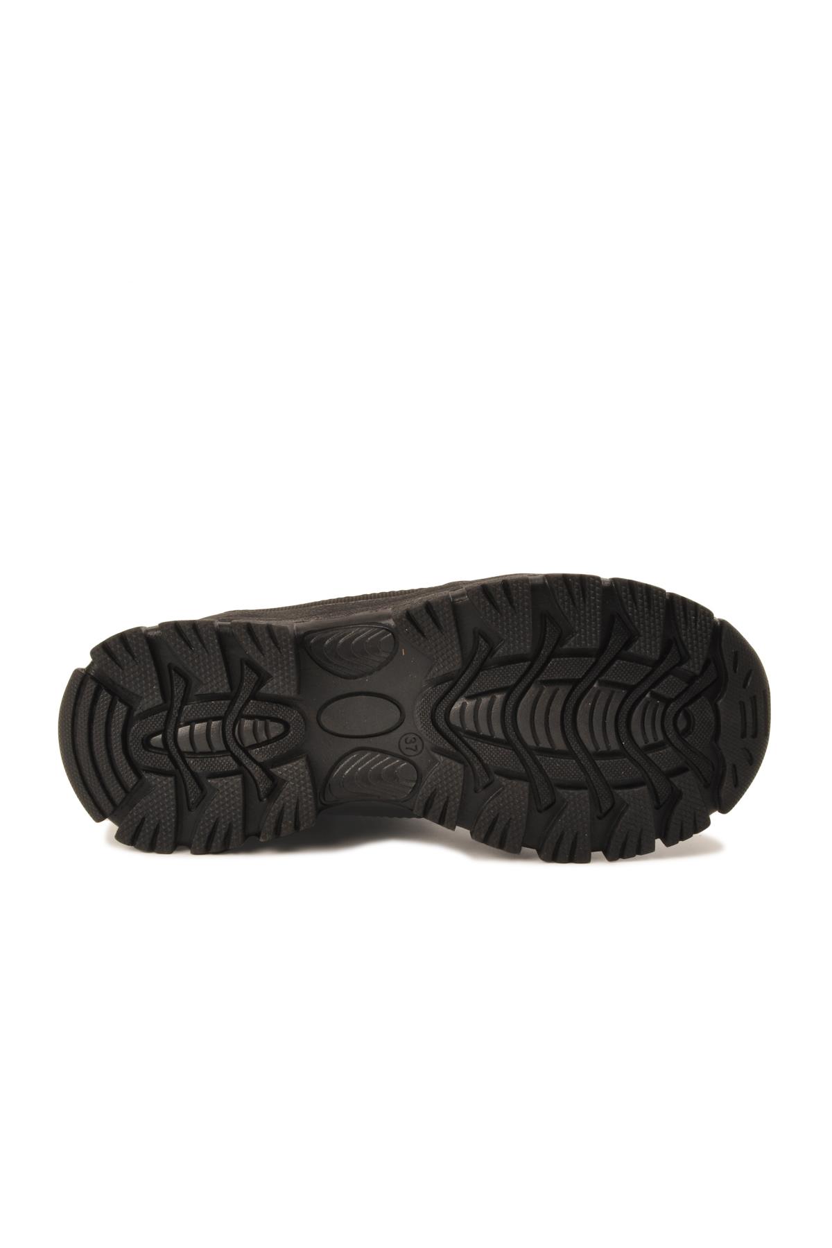 700 Siyah Fermuarlı Kürklü Kadın Bot - Görsel 6