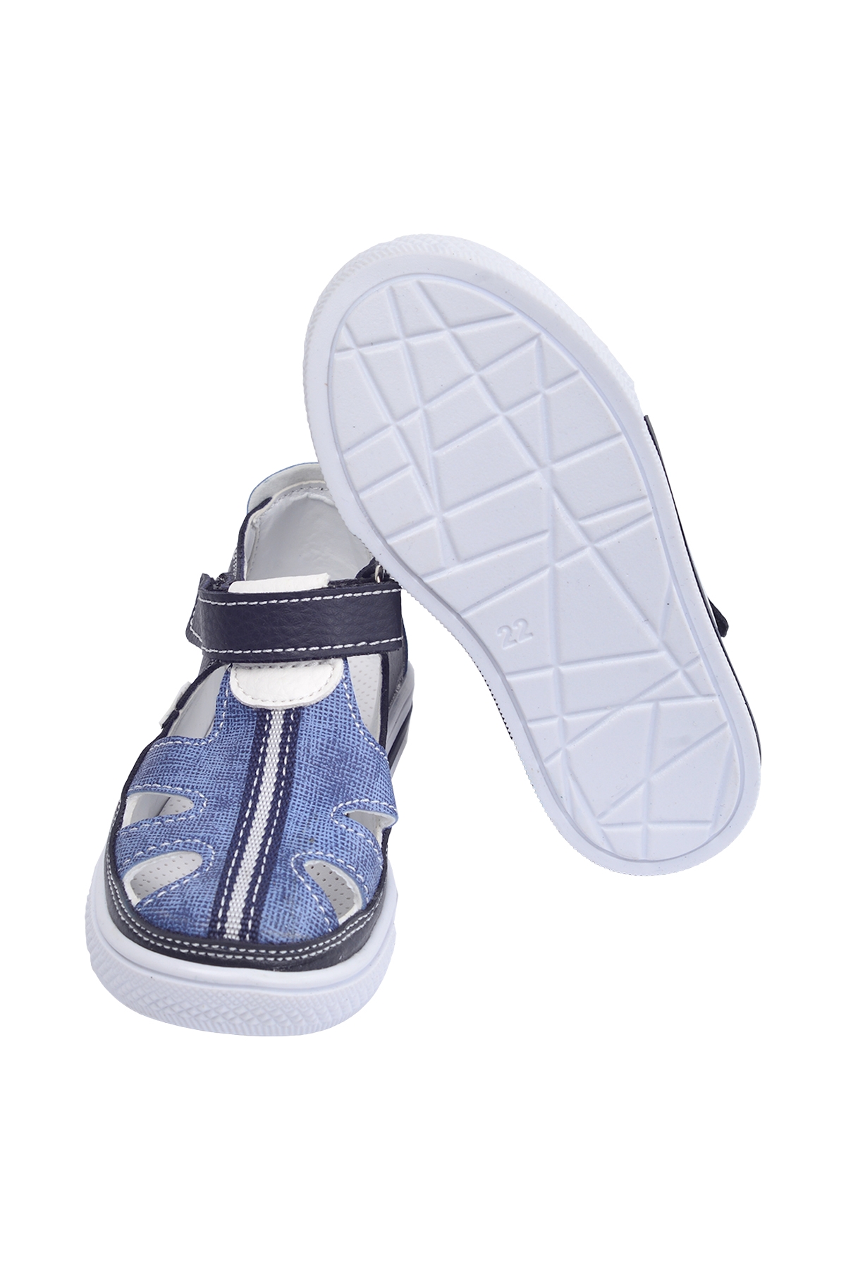 Günlük Erkek Çocuk Bebe Ayakkabı Şb 2256-61 Siyah - Mavi - Görsel 4