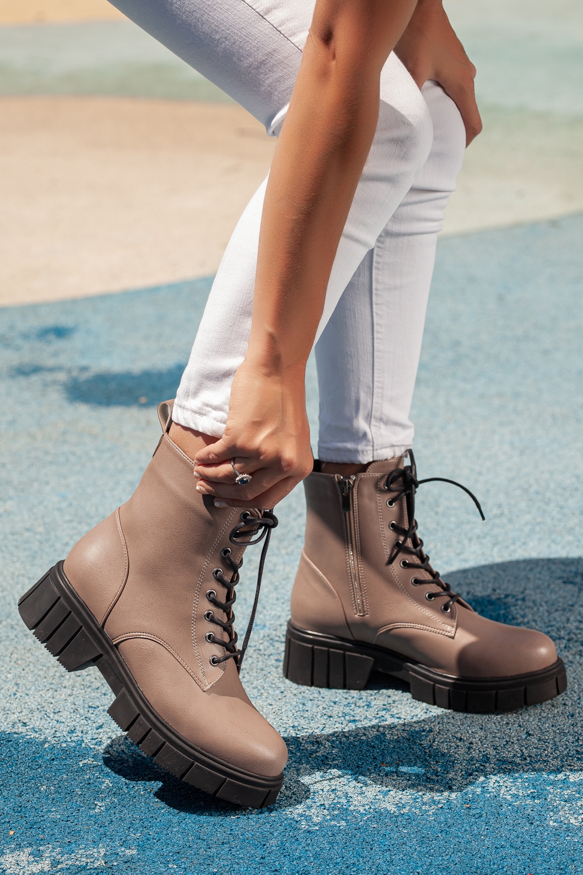 D099 KADIN BOT&BOOTİE POSTAL BOT_Vizon - Görsel 3