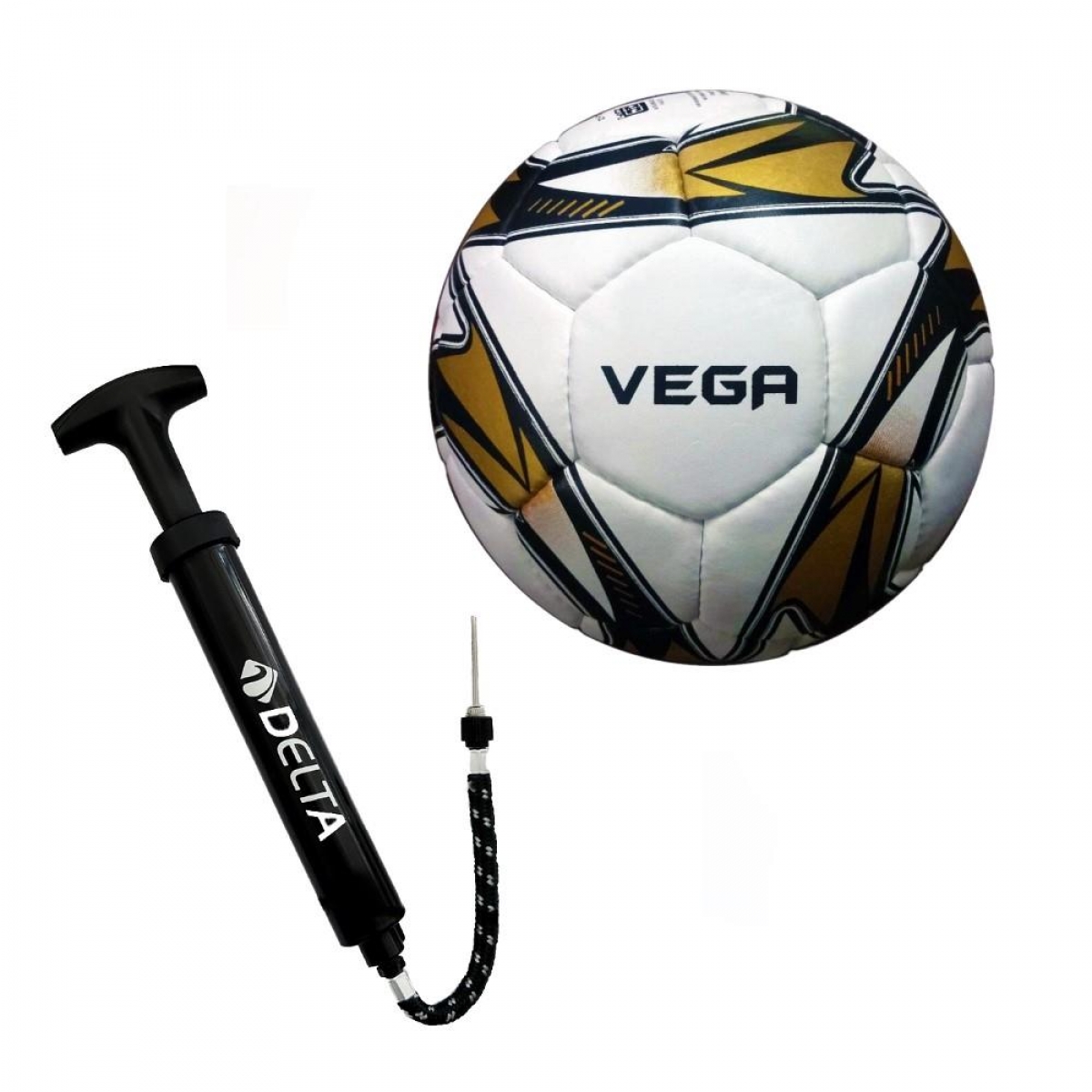 Vega El Dikişli 5 Numara Futbol Topu + Top Pompası