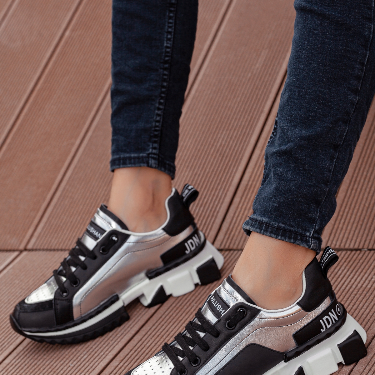 Sport Fashion Guja Sneaker Kalın Taban Kadın Ayakkabı