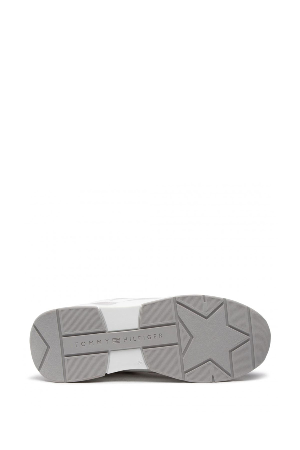 Tommy Hilfiger Beyaz Kadın Sporty Chunky Leather Sneakers FW0FW05287  200113855 | Flo