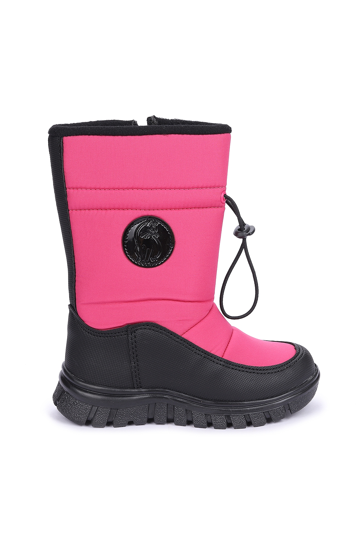 Nuh Fermuarlı Kız Çocuk Kar Botu Ayakkabı Fuşya - Görsel 5