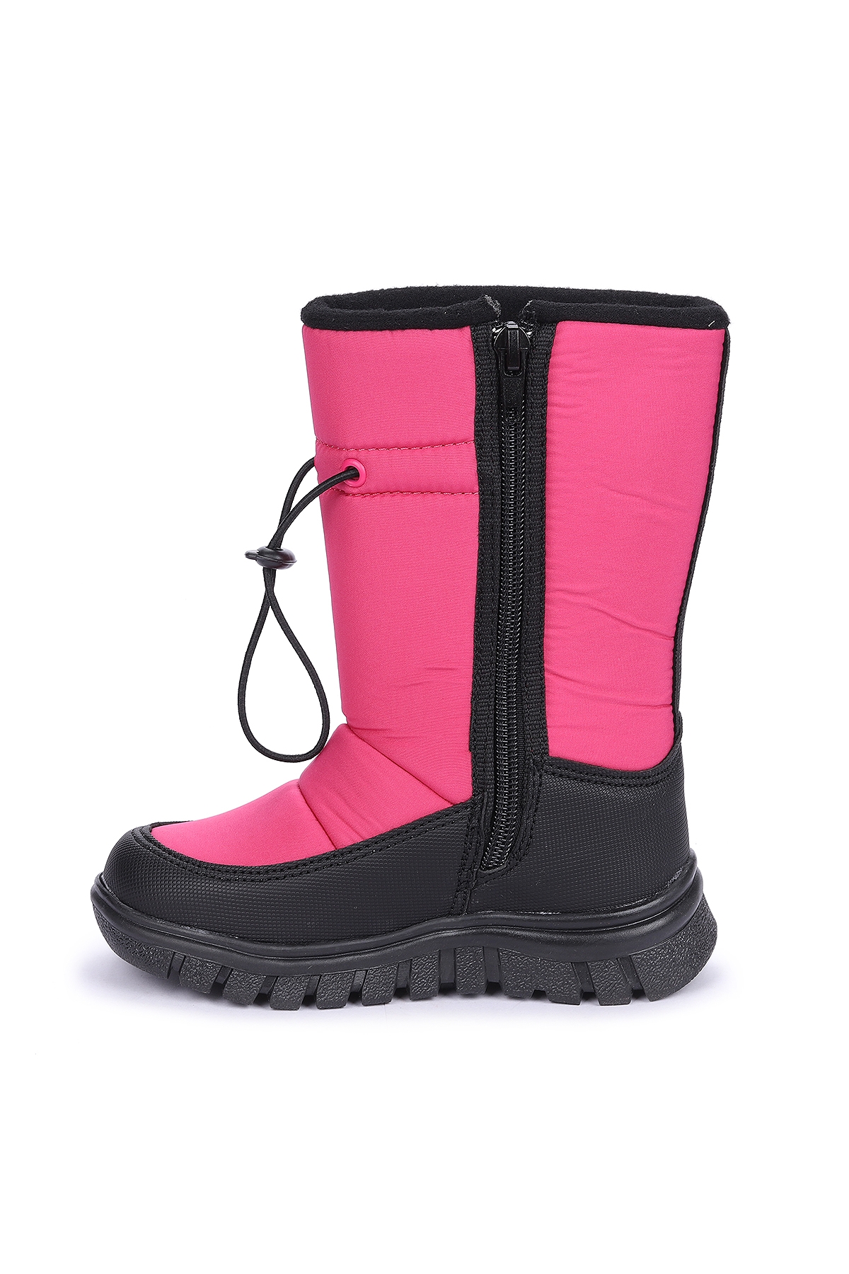 Nuh Fermuarlı Kız Çocuk Kar Botu Ayakkabı Fuşya - Görsel 6